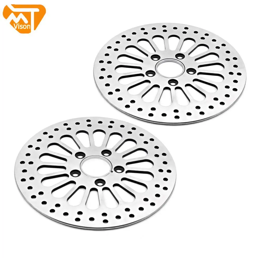 

For Harley SOFTAIL SPORTSTER DYNA 1984-2013 TOURING 1984-2007 Dirt Bike Motorcycle Accessories Brake Disc Rotor Front Rear Set