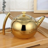 1 5l stainless steel teapot tea set coffee pot with filter hotel restaurant household water pot