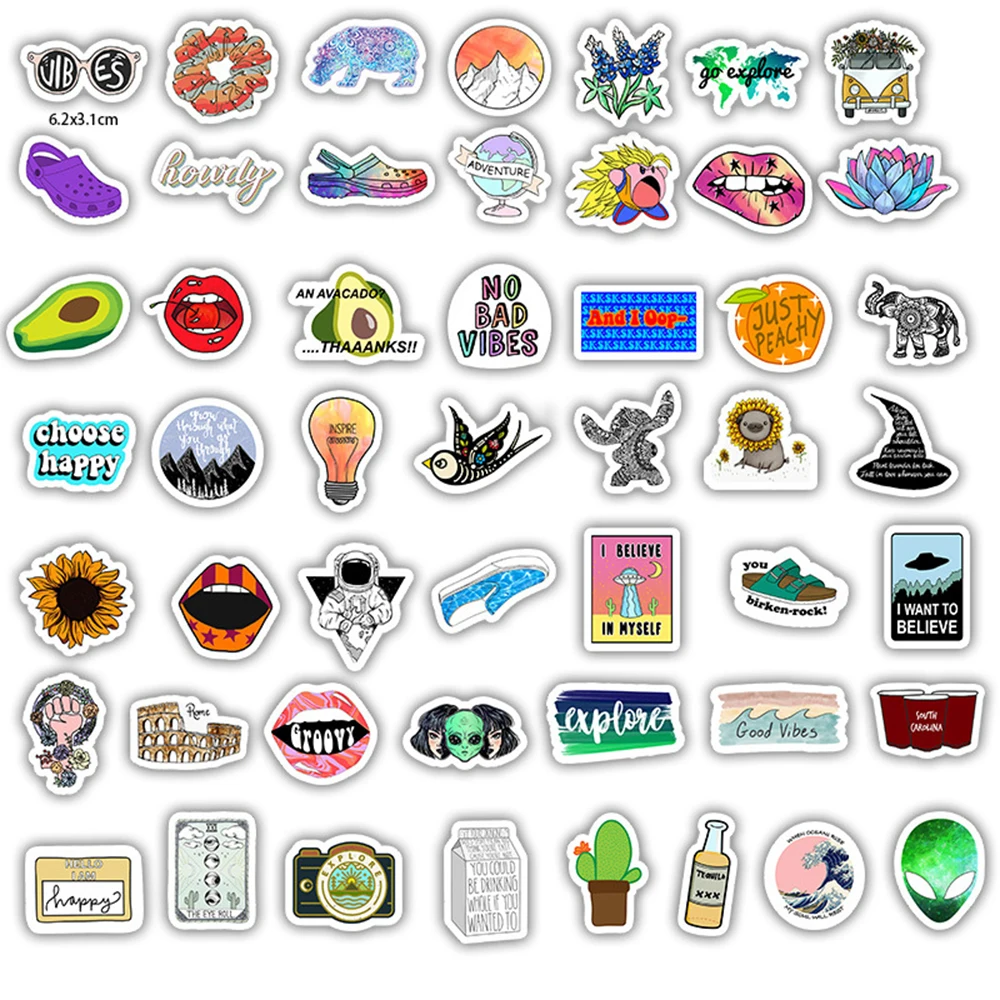 50 шт милые мультяшные аниме п