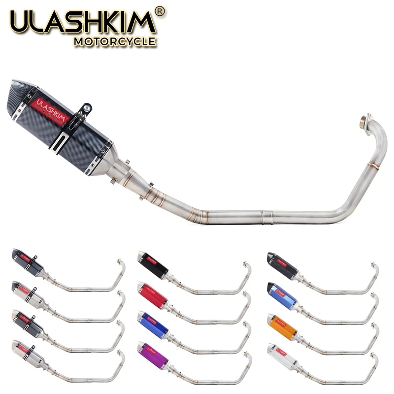 Мотоцикл Полная выхлопная система Escape Модифицированная средняя звеньевая труба
