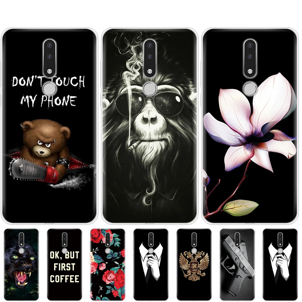 For Nokia 3.1 Plus Case Silicone Soft tpu Back Cover for Nokia3.1 2018 phone protective coque bumper | Мобильные телефоны и