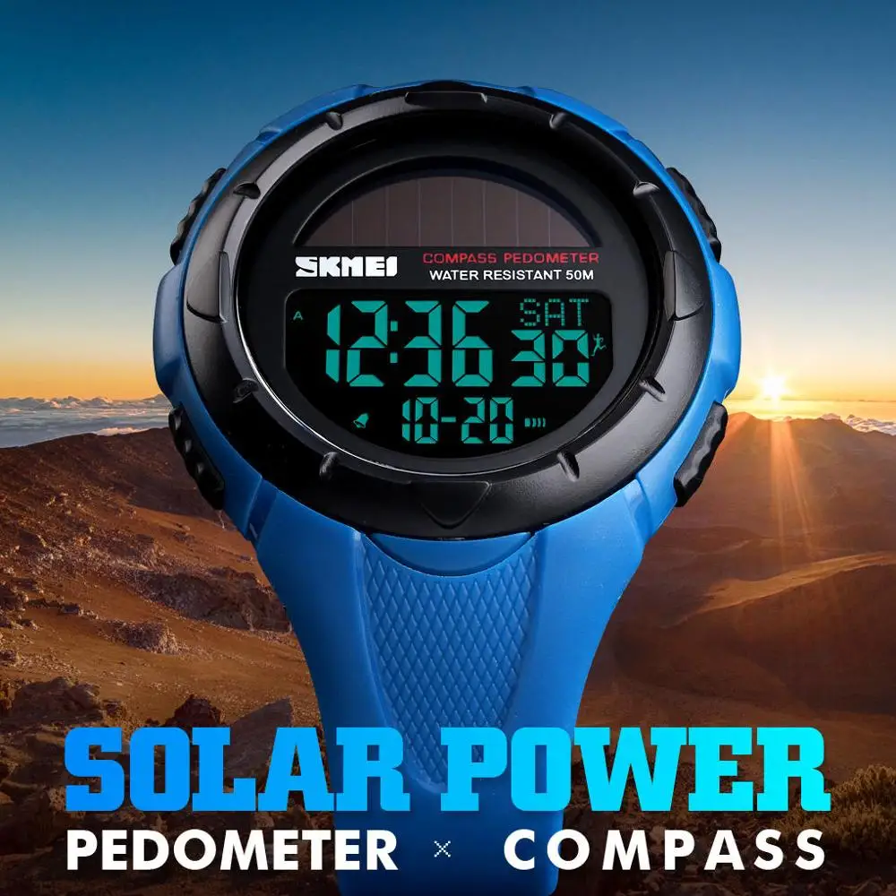SKMEI на открытом воздухе спортивные военные часы Для мужчин электронные хронометр