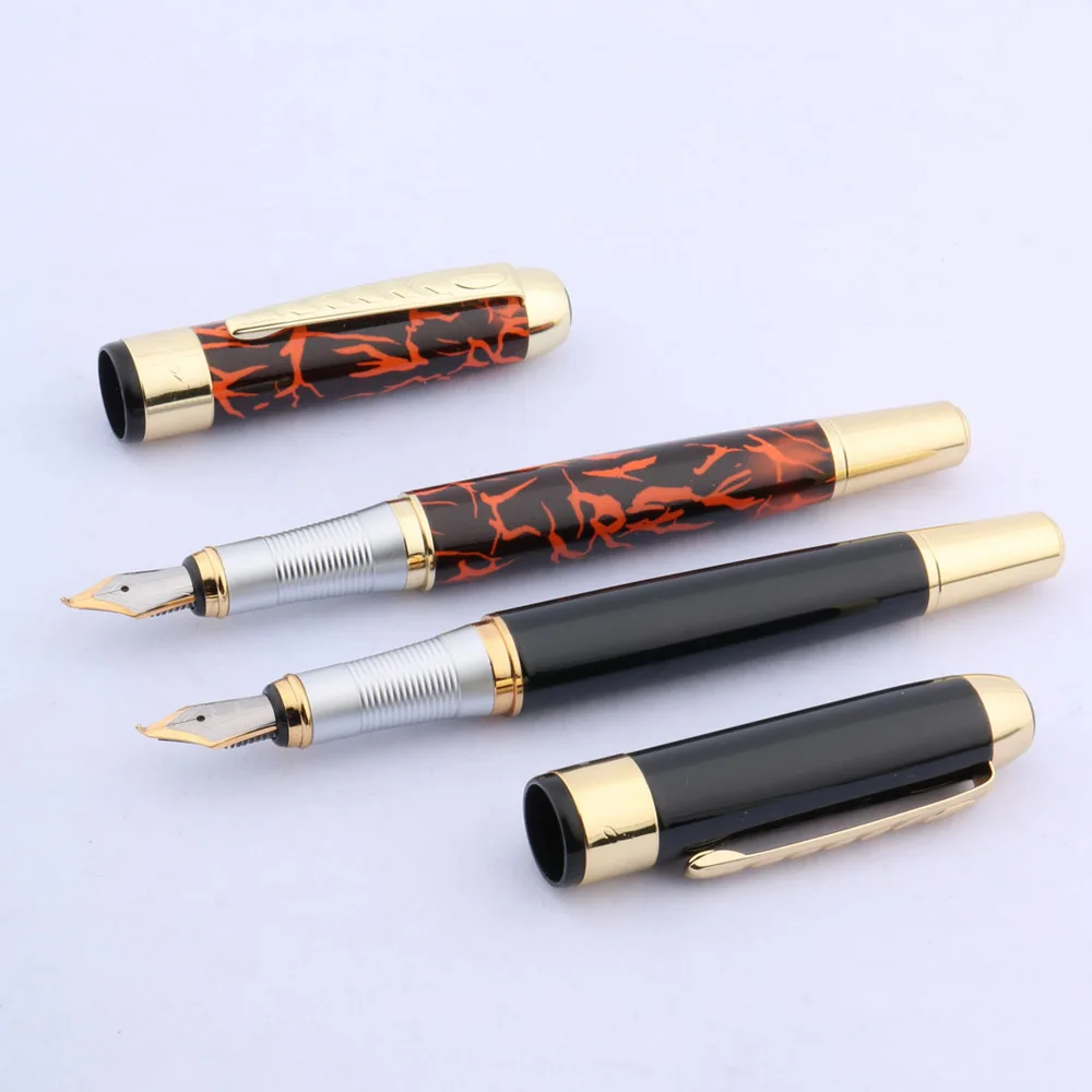Jinhao 250 Металл новый подарок каллиграфия 1 0 мм перо золотой авторучка | Канцтовары