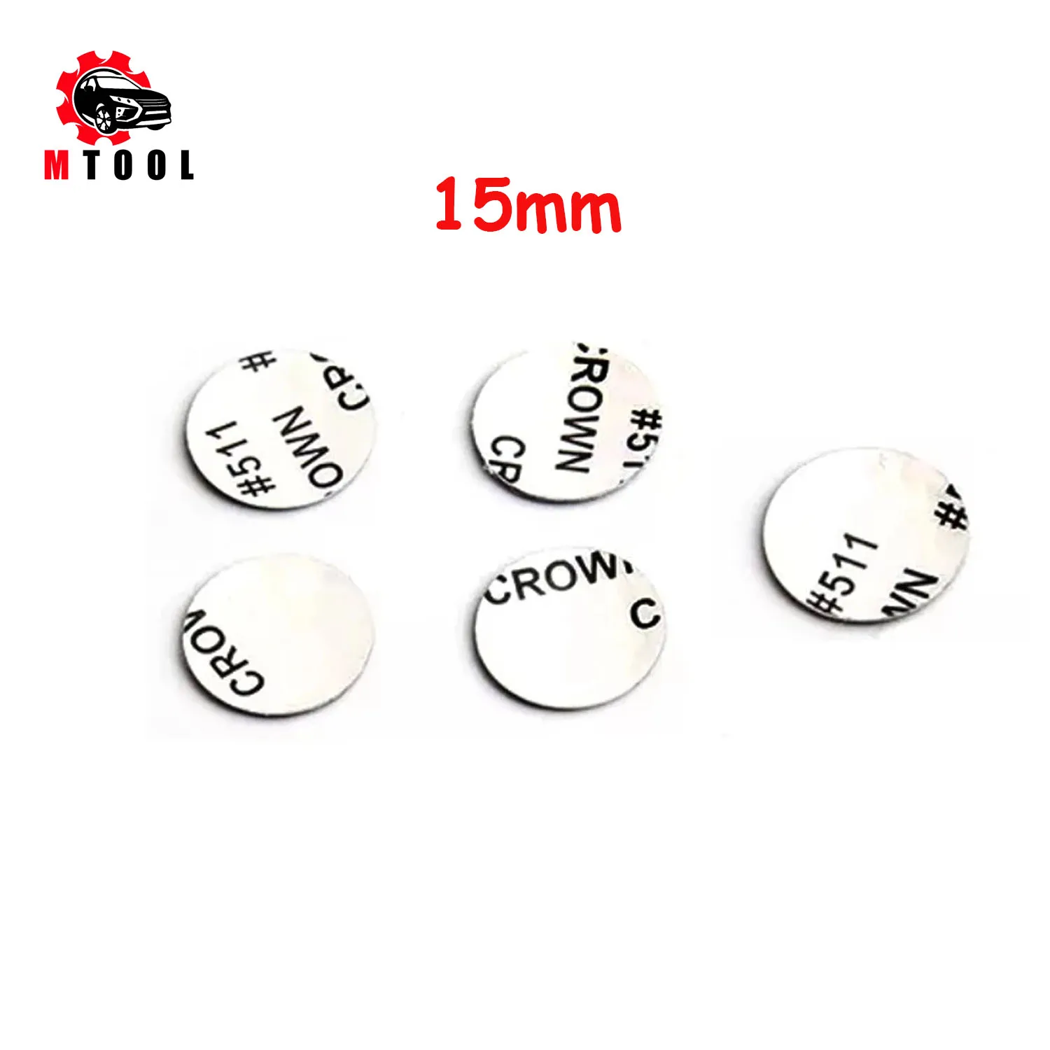 

15mm 5 pcs/lot Car Key Shell Sticker Logo For BYD Emblem Badge Aluminum DIY metal car key logo Black
