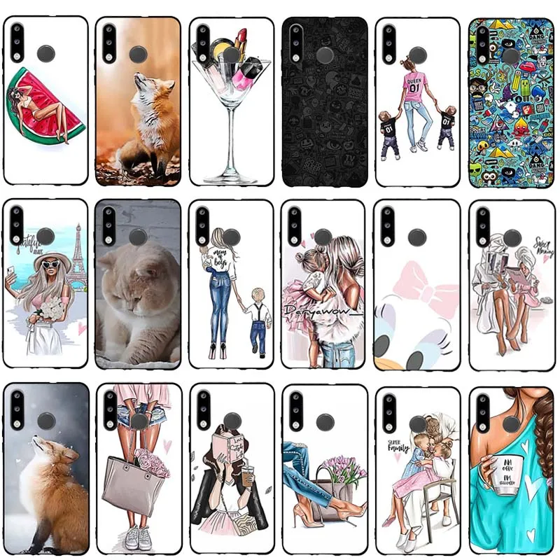 Для Huawei P30 Lite P30lite MAR L01A чехол мягкий силиконовый из ТПУ для крышка кошки Funda