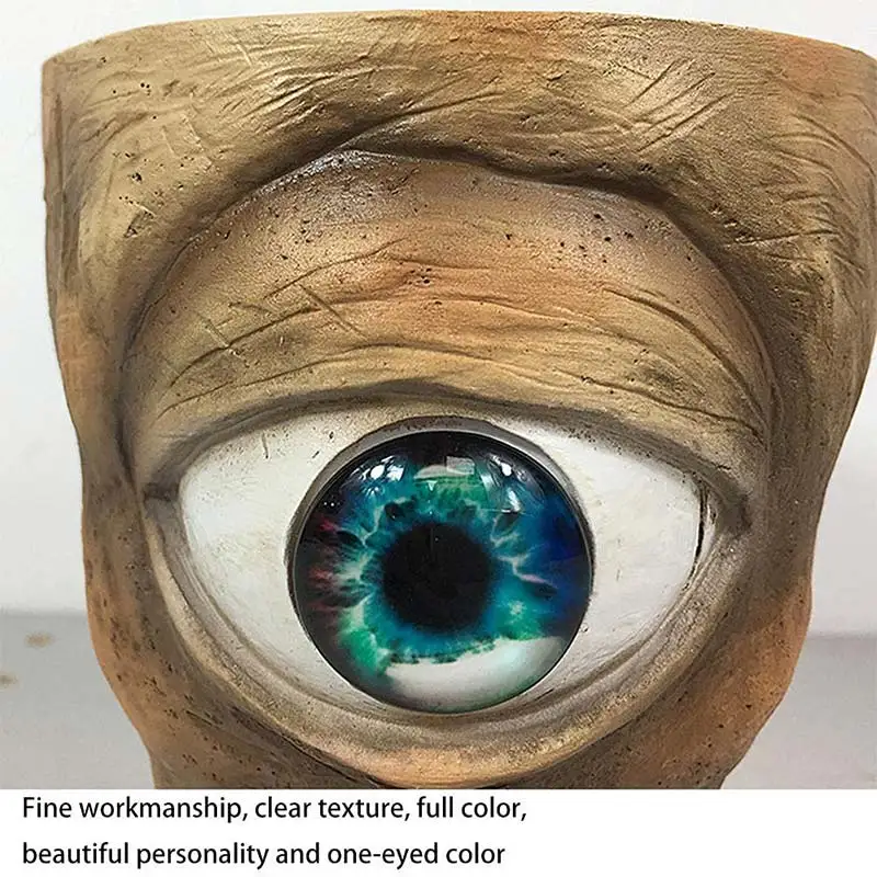 Скандинавская смола реалистичный цветочный горшок скульптура украшение