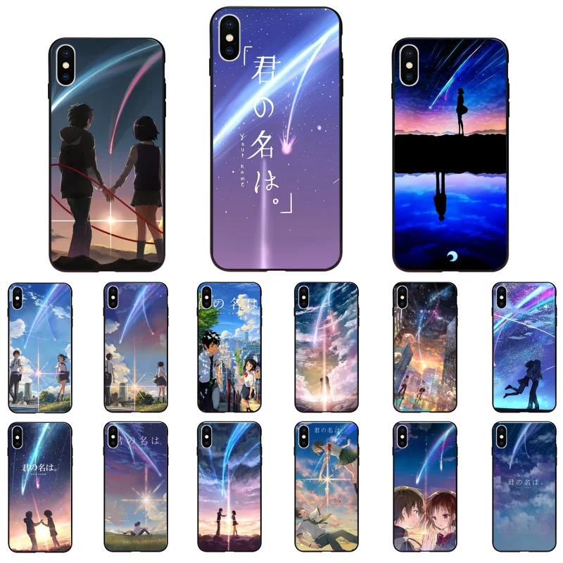 

Japanese Anime Your Name Phone Case For iphone 12 11 Pro Max Case For iPhone 11 12 mini XS MAX X XR SE2 8 7 6S Plus Case