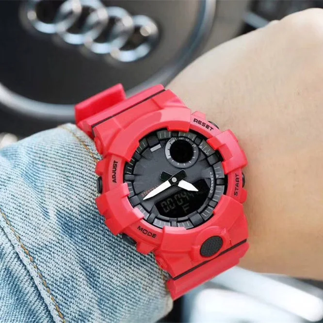 

GBA-800Hot Selling Sports Leisure Watch For Men Top Brand Men's LED Digital Wristwatch Wrold Time Full Function Work Clock