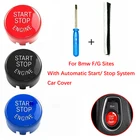 Кнопка запуска и остановки двигателя автомобиля для BMW, заменяемая крышка, переключатель F20, F21, F22, F23, F30, F34, F10, F18, F12, F07, F01, F02, F48, F25, F26