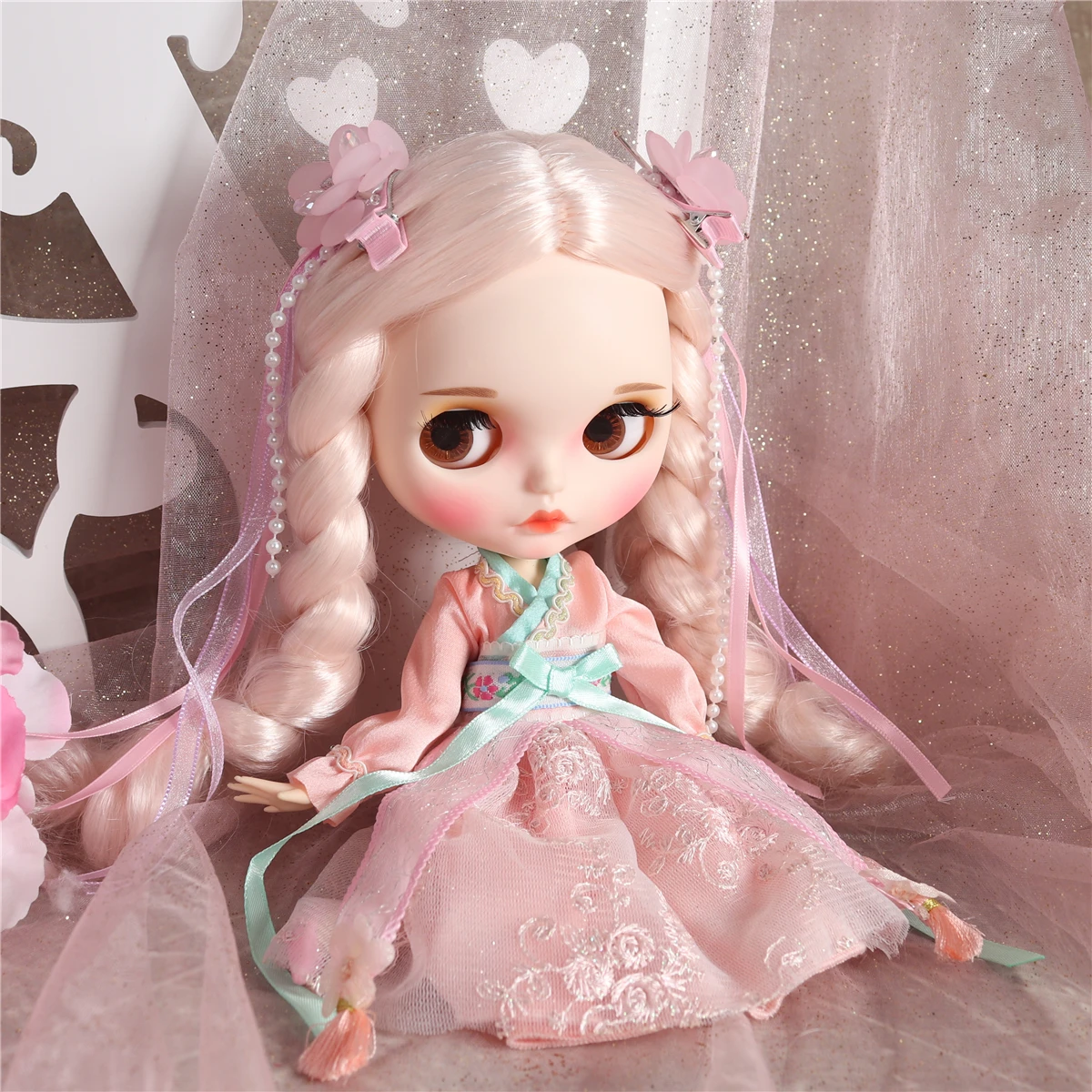 

ICY DBS Blyth Doll 1/6 bjd 30cm toy white skin natural skin joint body random eyes color