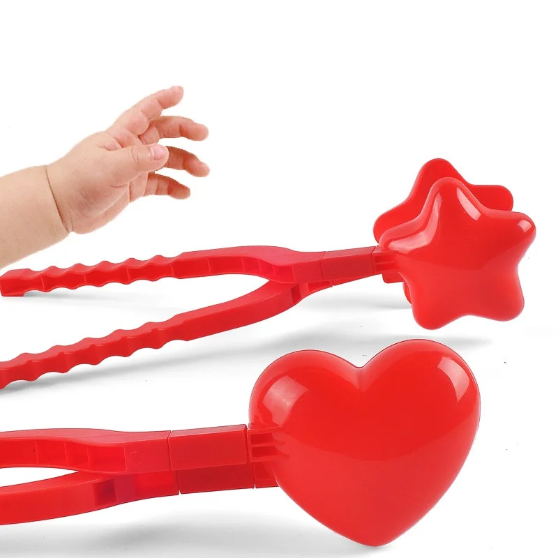 

Hot Sales Snow Snowball Maker Clip Maker Heart Shaped Snow Sand Mold Tool Winter Kids Children Toys For Girl Boy Birthday Gift