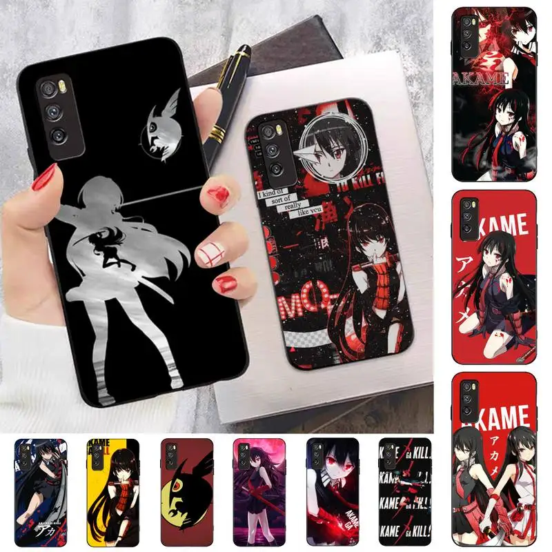 

Anime Akame Ga Kill Phone Case for Huawei Y 6 9 7 5 8s prime 2019 2018 enjoy 7 plus