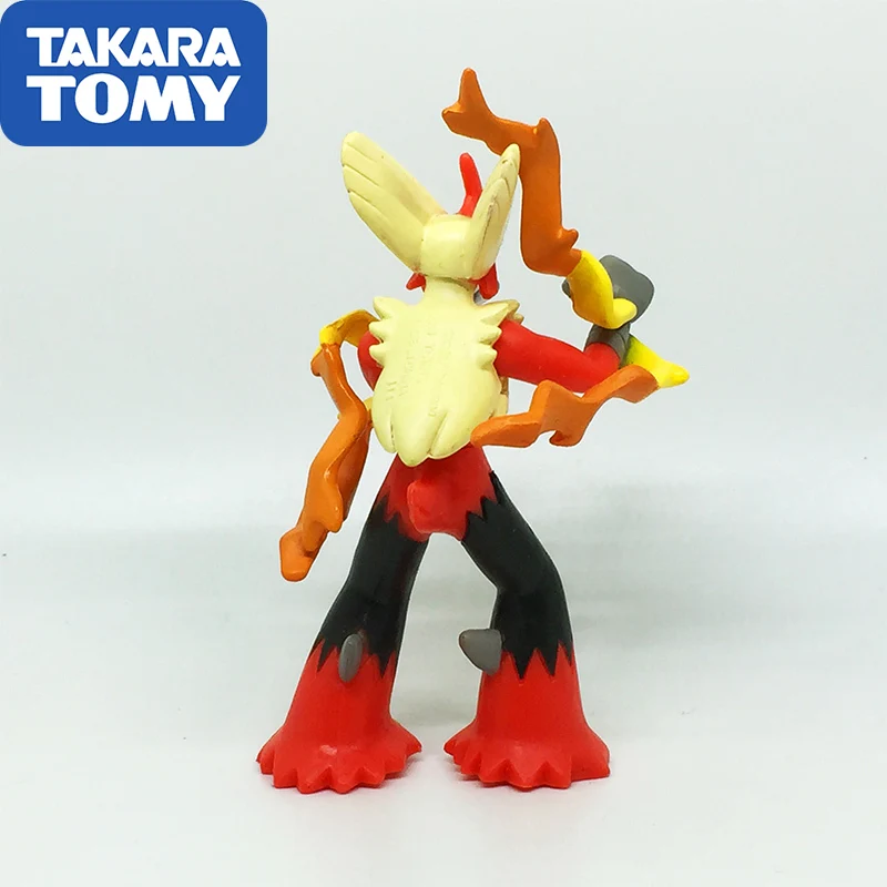 

TAKARA TOMY Pokemon Genuine Action Figure Joint Movable 12cm Ash Ketchum Mega Blaziken Torchic Collectibles Gifts