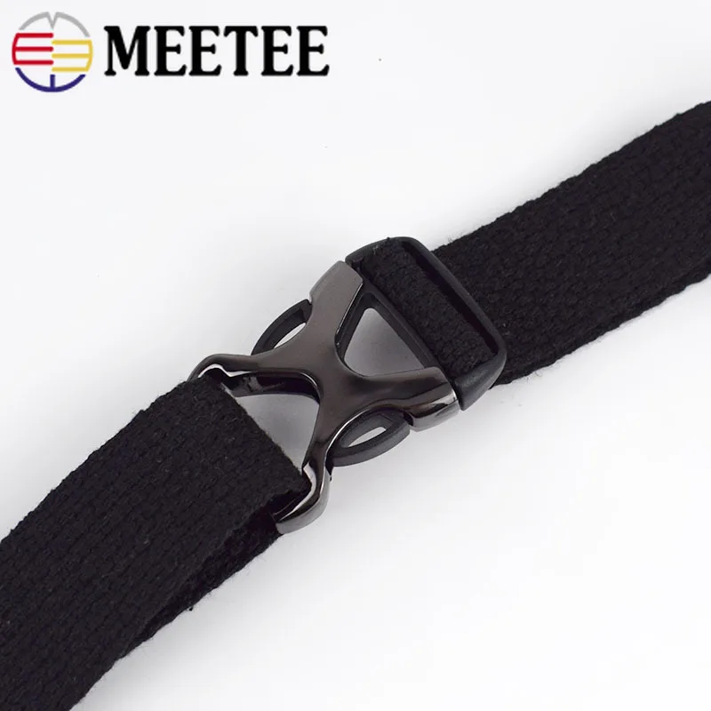 

2/4pcs Webbing Quick Metal Release Buckles 25mm Outdoor Belt Hooks for Backpack Waist Bands Buckle DIY Sewing Bag Accessories