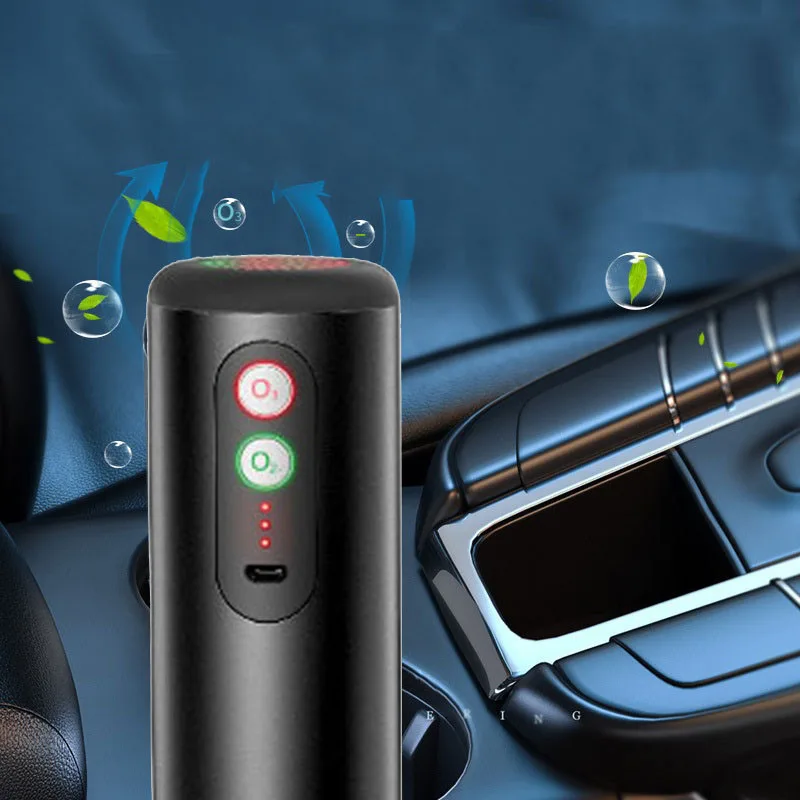 

Car Air Purifier Negative Ion Ozone Generator Car in Addition to Formaldehyde Odor with HEPA Filter Fresh Air Cleaner