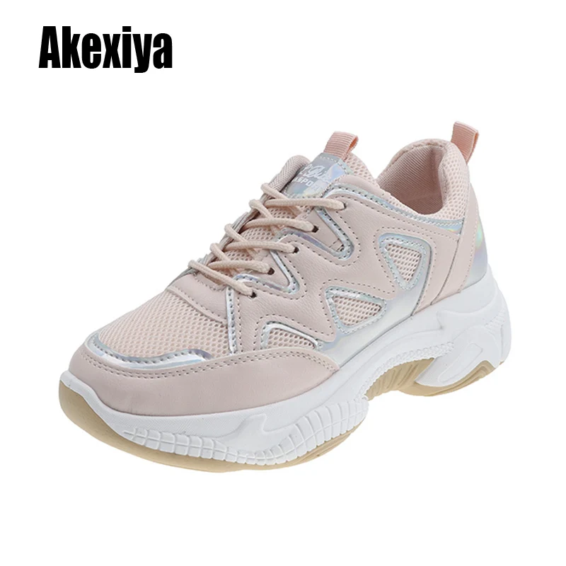 Популярные женские кроссовки коллекция 2020 года модная дышащая обувь из