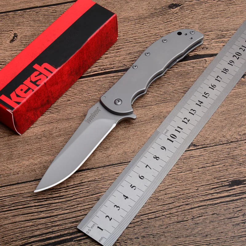 Складной карманный нож Kershaw 8cr13 охотничьи ножи для выживания с алюминиевой ручкой