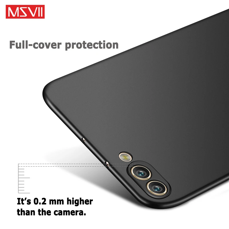 Чехол для Honor V10 Msvii тонкий матовый чехол Huawei View 10 с кольцом-держателем Lite чехлы