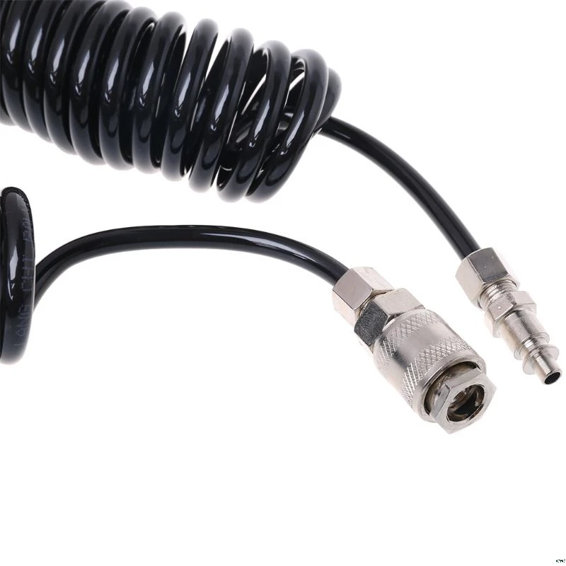 

1 Pcs Black Air Duster Blow Gun Pneumatic Wind Blowing Kit EU Connector PU Hose