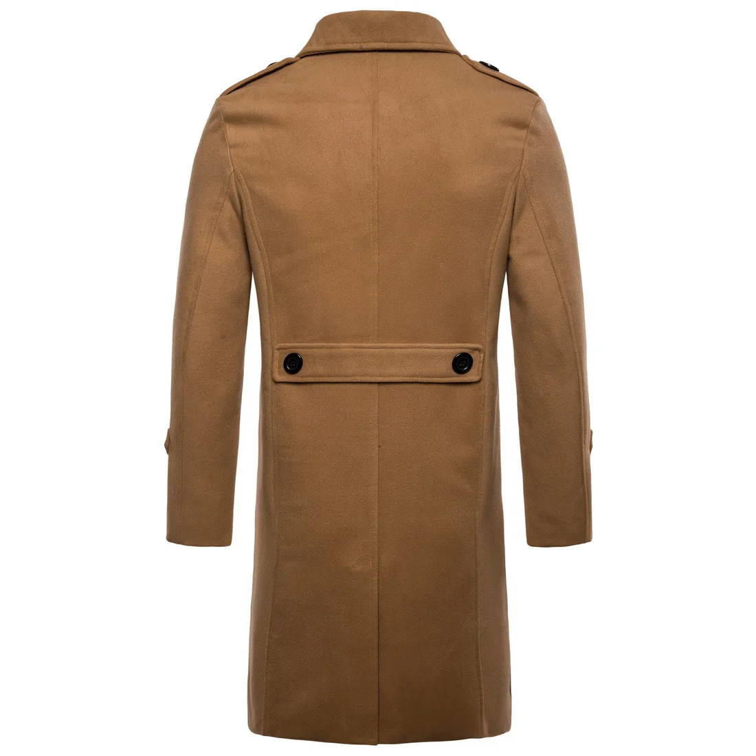 

New men long coat cloth single breasted trench coat material