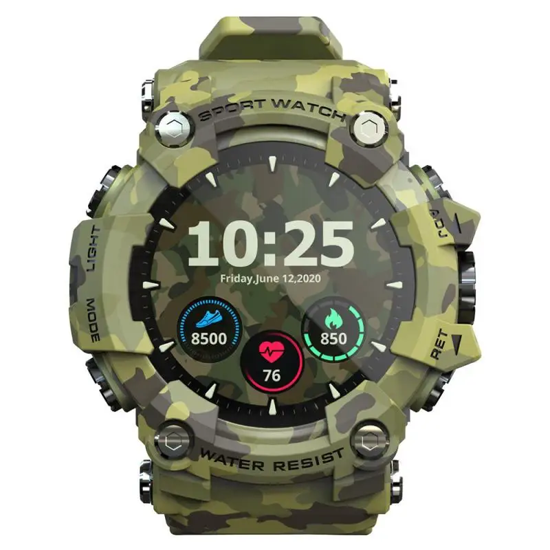 

ATTACK Smart Watch Men Fitness Tracker Blood Pressure Message Push Heart Rate Monitor Clock Smartwatch Women For Android IOS