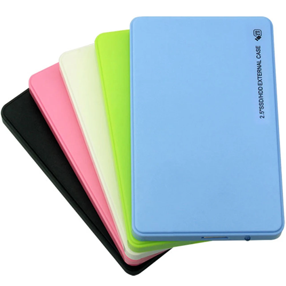 

Portable USB 3.0/2.0 Plug and Play 5Gbps High Speed 2.5inch SATA External HDD SSD Mobile Hard Disk Drive Case Box for PC