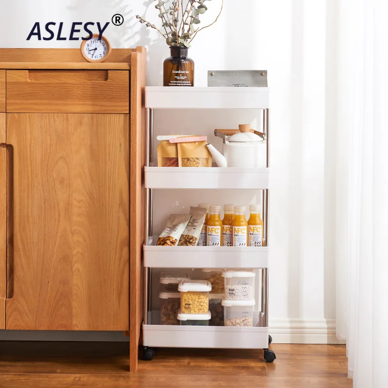 Кухня стеллаж для хранения холодильник боковая полка 2/3/4 Слои удаляемость