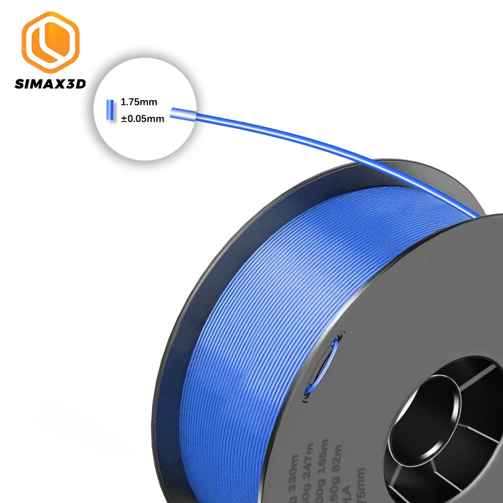 SIMAX3D 1 75 мм PLA нити расходных материалов 3D части принтера прессованный пластиковая