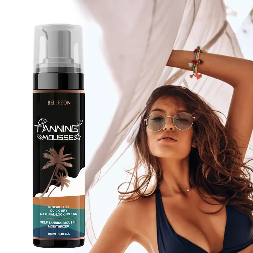 Долговечный самозагорающийся органический натуральный фальшивый пляжный мусс