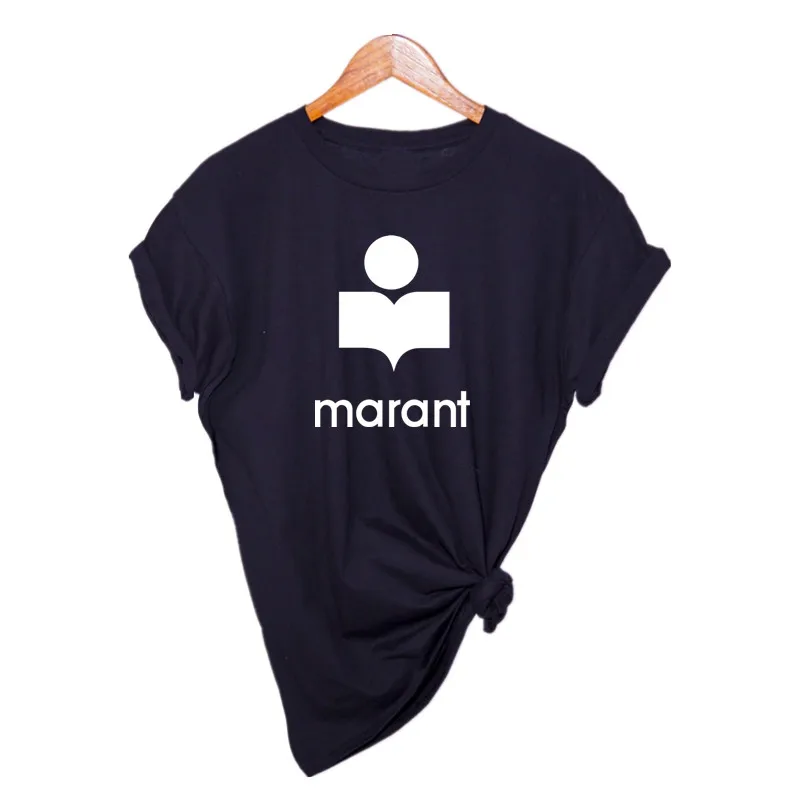

New Summer Marant T-Shirt Women Oversized Cotton Harajuku T Shirt O-neck Women Causal Tshirts Fashion Brand Loose Tee