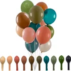 Воздушные шары из латекса, 10 дюймов, пыльно-розовый, авокадо, оливковый, зеленый, ретро, для невесты, для деревенской свадьбы, классического стиля, украшения для дня рождения