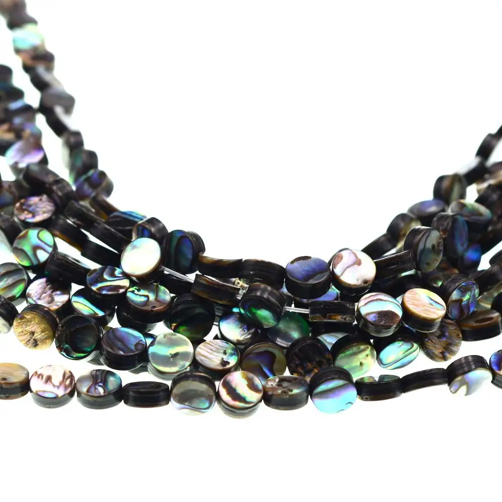 

Fancy Multicolor 8MM round abalone shell beads for Fashion DIY