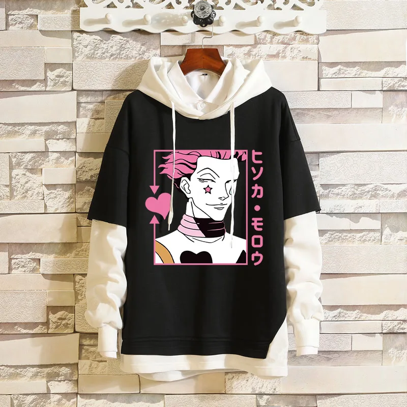 Толстовка для косплея из аниме Hunter x Hisoka толстовка костюм Killua Zoldyck пуловер пальто