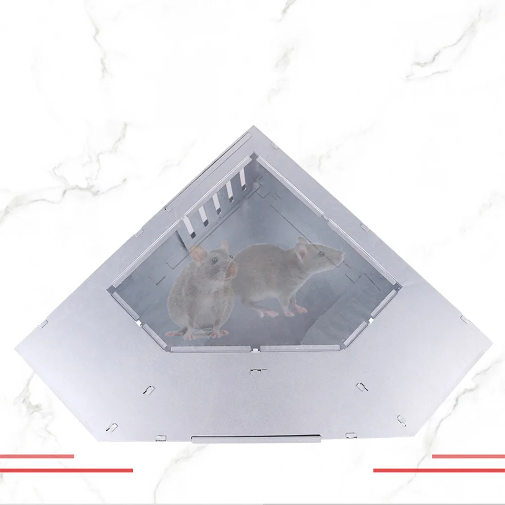 

1PC Reusable Mouse Rat Trap Control Catch Automatic Continuous Humane Double Door Rat Trap For Garden Home Tools