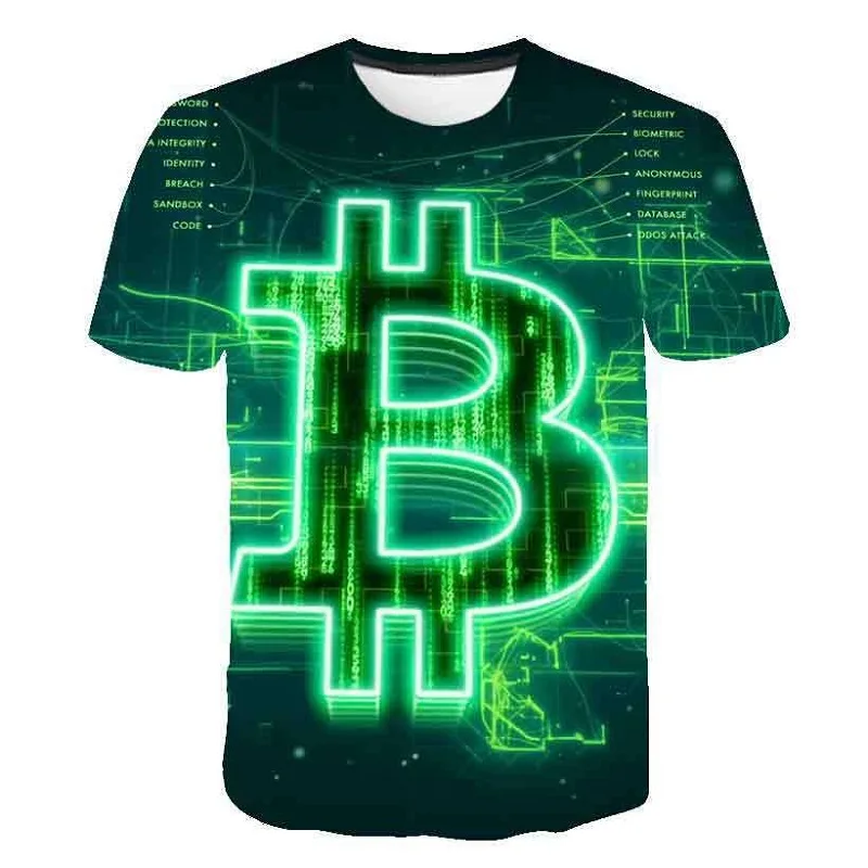 

Men's 3D Print Short Sleeve T-shirt B-Shape Pattern T-shirt Casual Fashion Cool Clothing Polyester Fabric Summer 2021