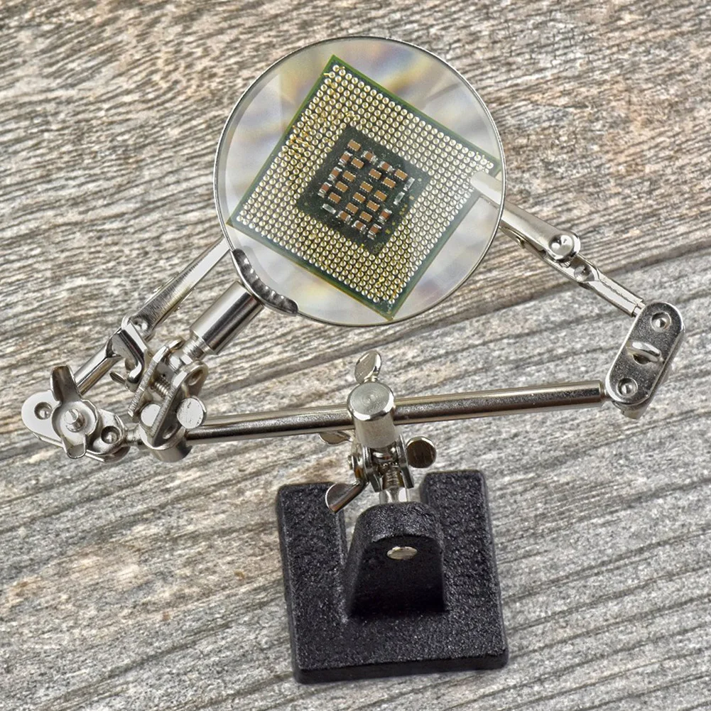 

Electrician Stable Workshop Tool Soldering 5X Adjustable Portable Jewelers Detection Magnifier