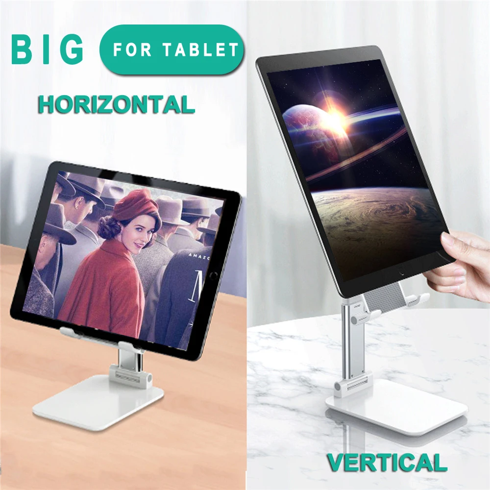 Настольный держатель для планшетов металлическая подставка складная
