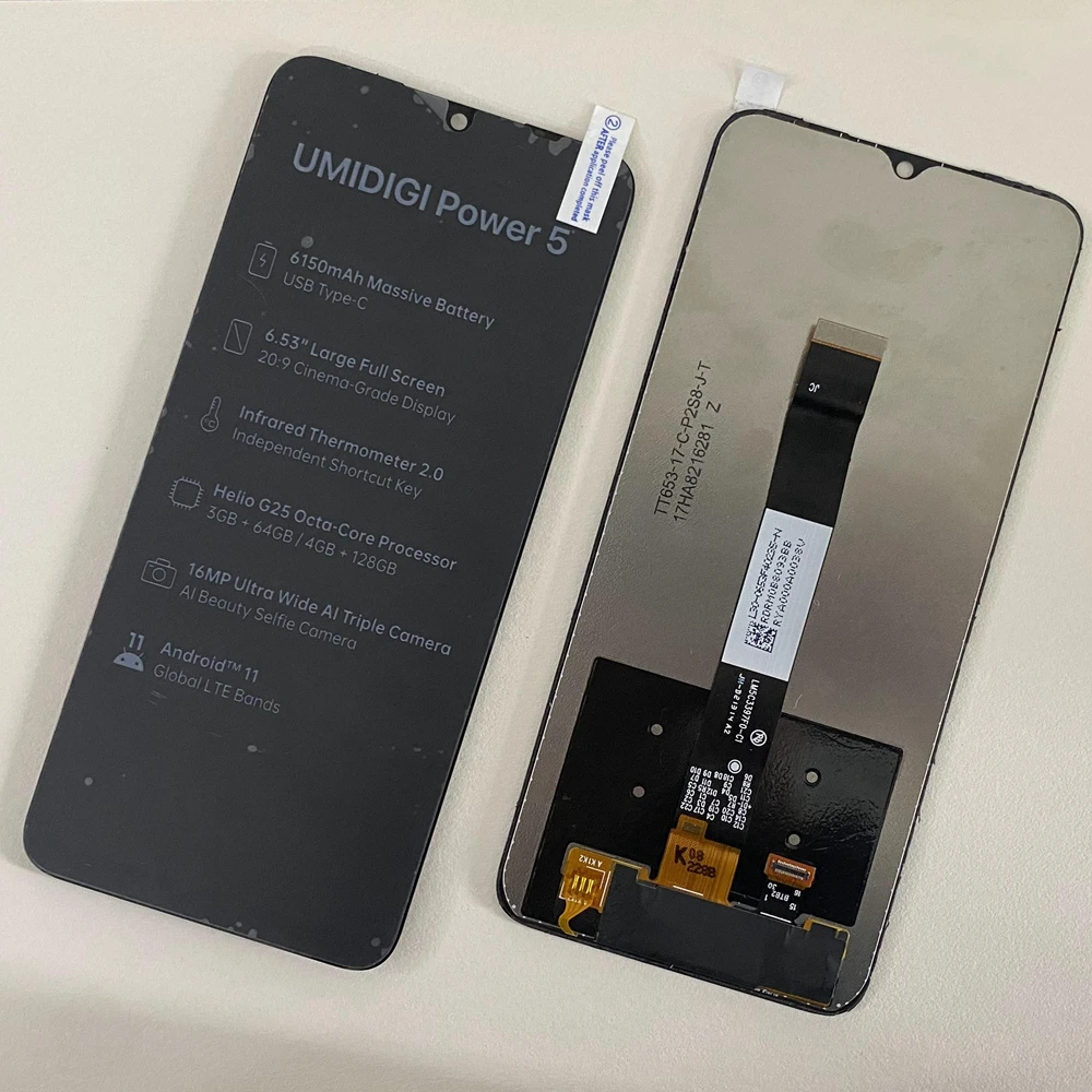 6 3original umidigi power 5 lcd display and touch screen digitizer assembly replacement for umidigi power 5 s phone lcd tools free global shipping