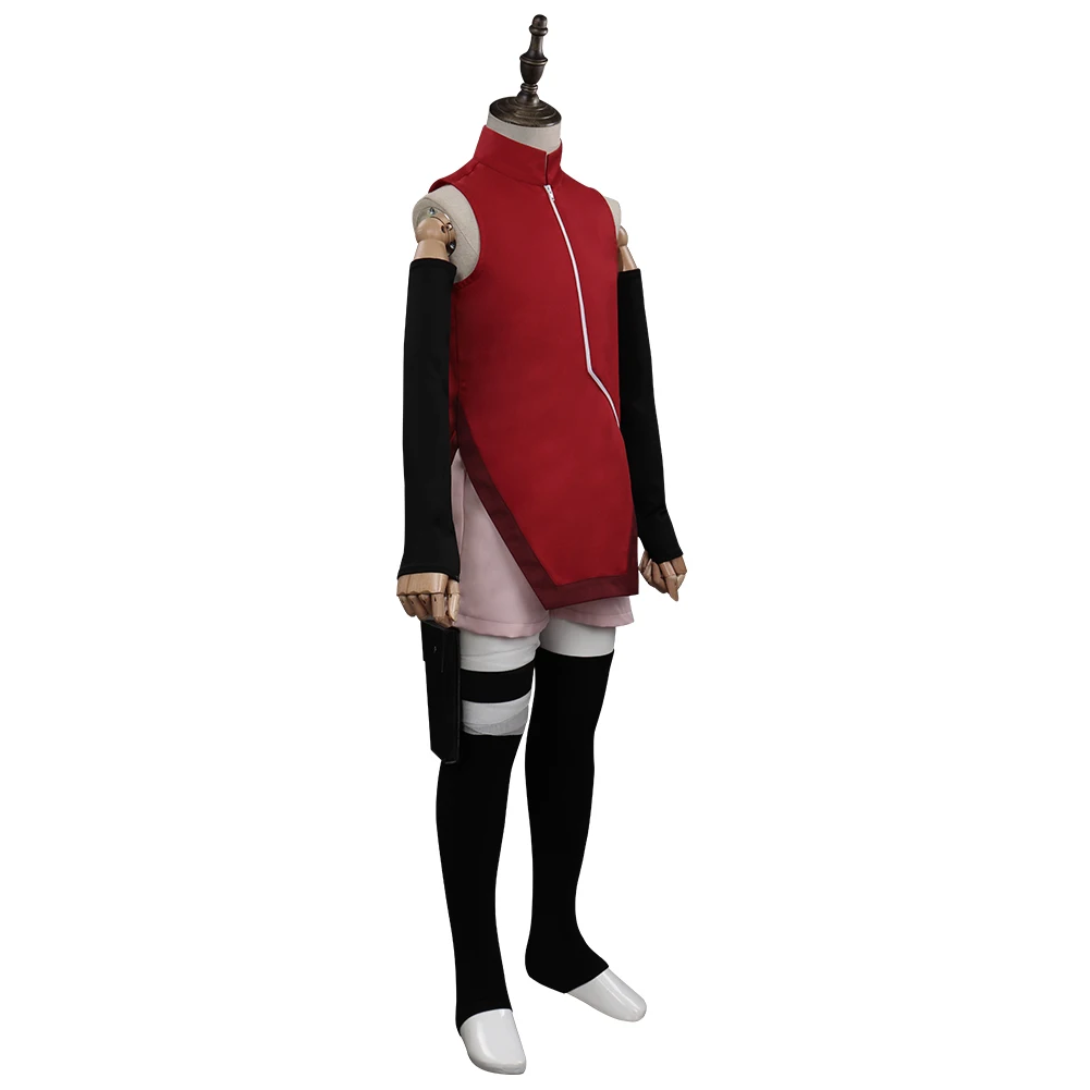 Костюм для косплея Boruto Sarada Uchiha Детский костюм из аниме на Хэллоуин карнавальный с