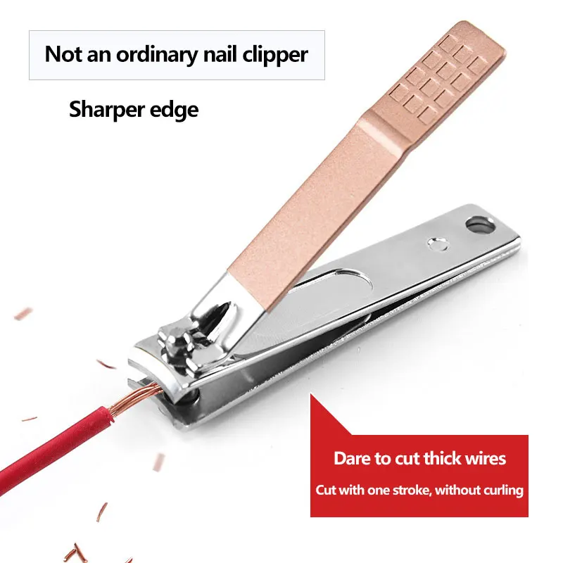 Машинка для стрижки ногтей профессиональный триммер из нержавеющей стали 3 вида