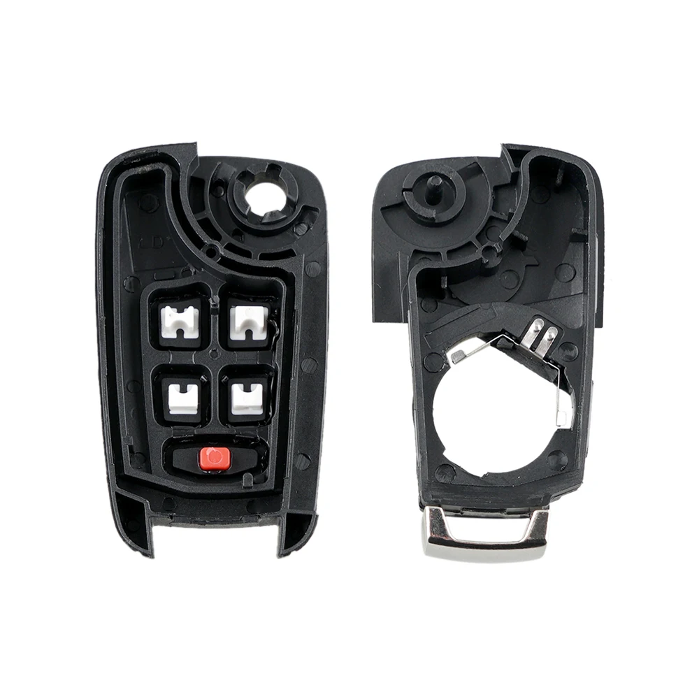 

5PCS Flip Smart Car Key Shell For Chevrolet Cruze Epica Lova Camaro Impala 2 3 4 5 Buttons Car Remote Key Fob Case