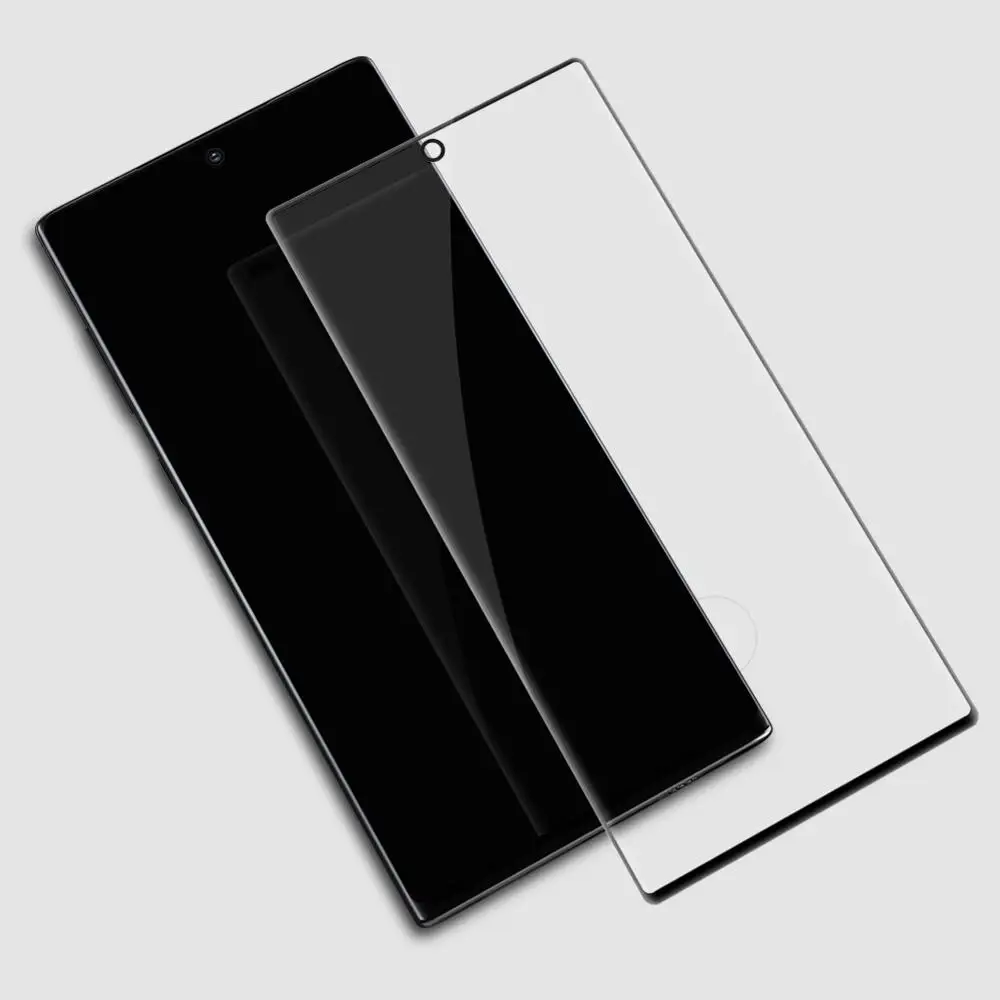 Защитное стекло Nillkin 3D для Samsung Note 10 Plus закаленное с полным покрытием Galaxy +