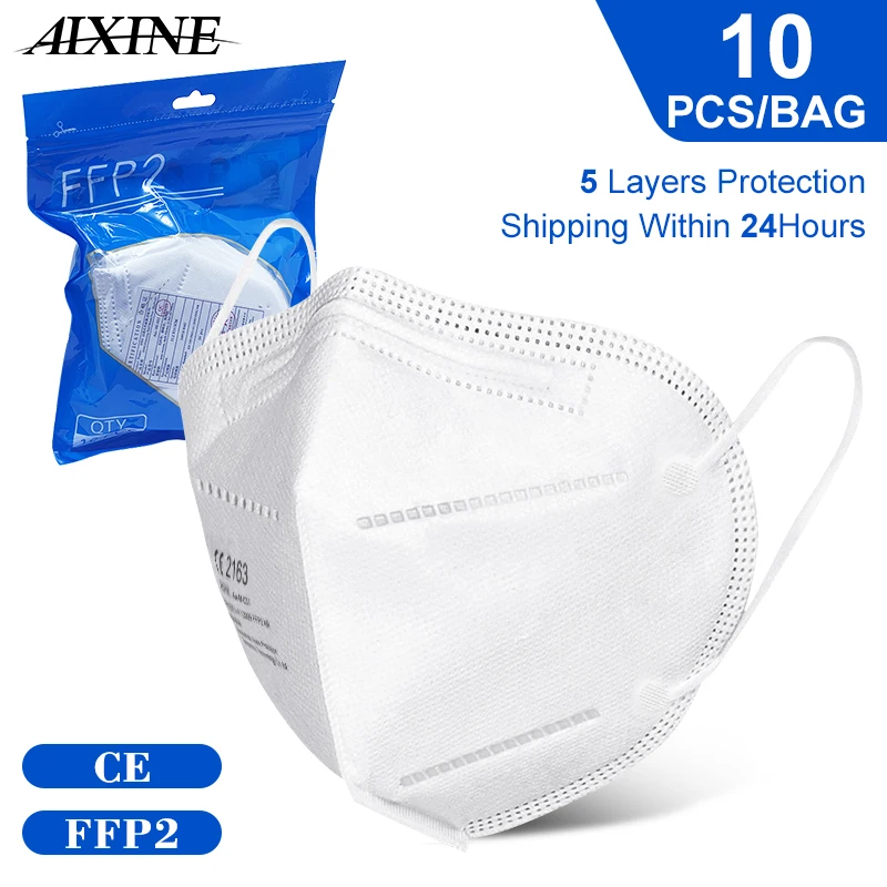 Настоящая сертифицированная CE маска fpp2 гигиеническая одобренная для лица от