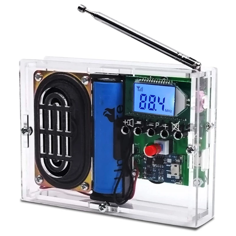 Комплект FM-радиоприемника для пайки регулируемый беспроводной приемник с