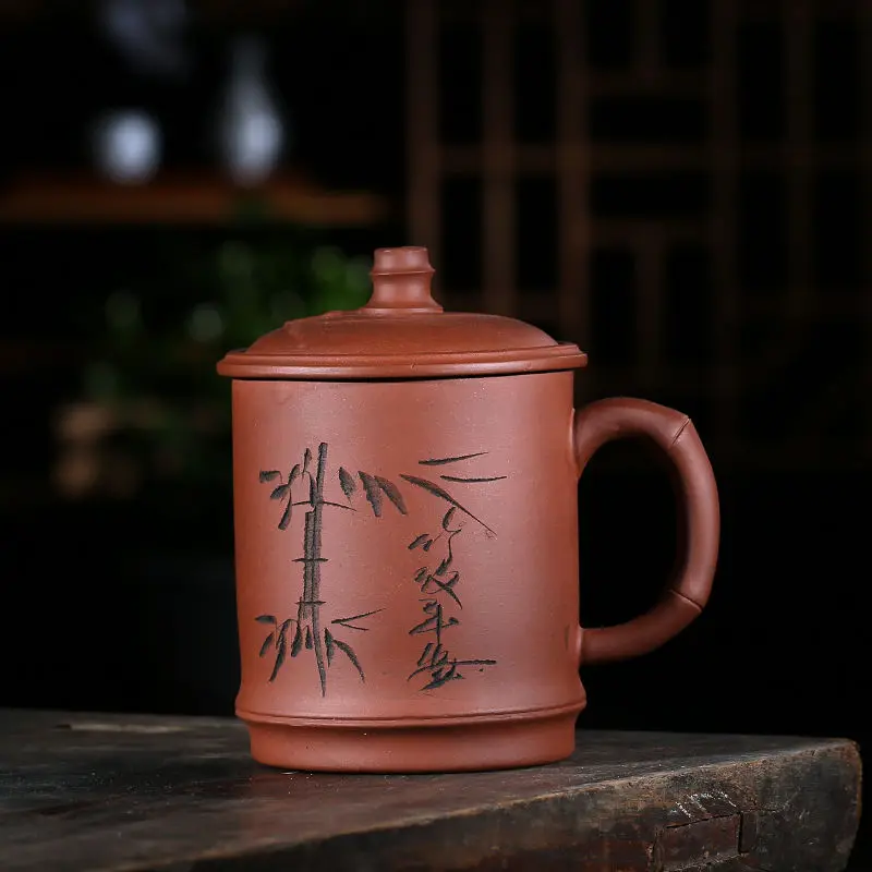 Чайная чашка из фиолетовой глины PGY