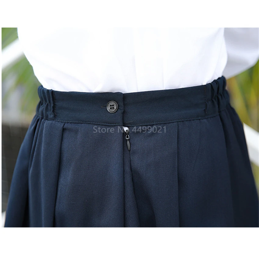

Japanese School Uniform Kawaii Girls JK Suit Woman 2pc High School Student Sailor Navy Set Cosplay Costumes Anime Pleated Skirts