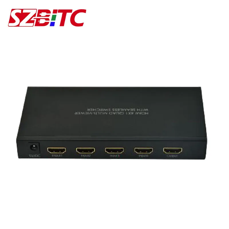SZBITC HD переключатель 4x1 четырехъядерный многоцелевый с бесшовным переключением