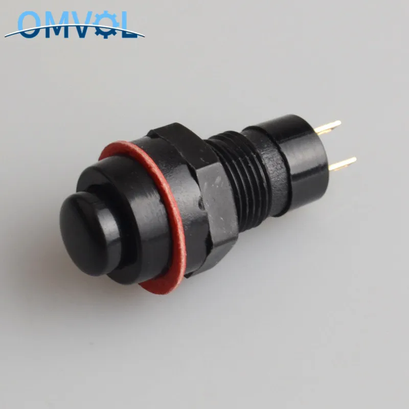 1 шт. самоблокирующийся кнопочный переключатель 10 мм Мгновенный сброса |