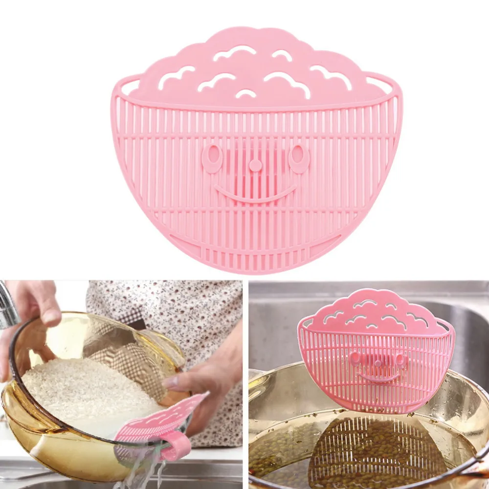 Новинка уборки вращающаяся сито для мытья риса крылом устройство фильтр мусора