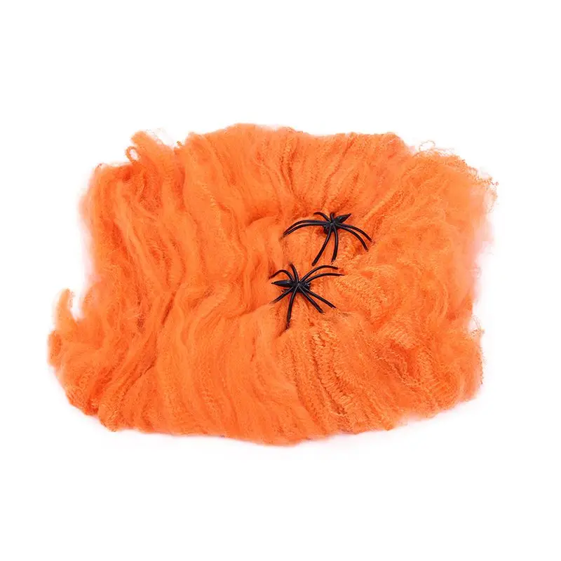 Реквизит для страшвечерние на Хэллоуин белый фотографический паук страшное